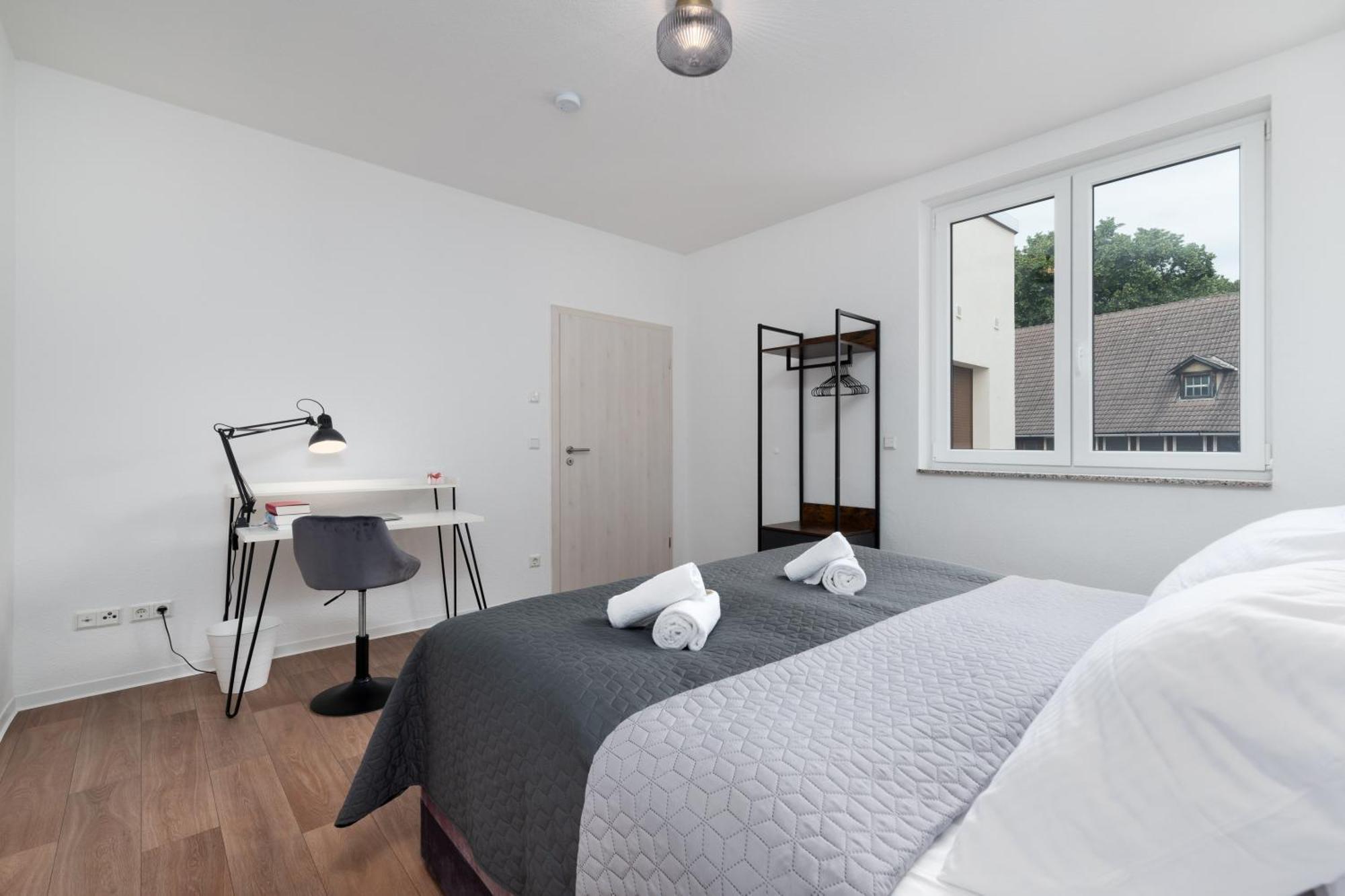 Design-Wohnung, Altstadt, Parkplatz, Netflix 奎德林堡 外观 照片